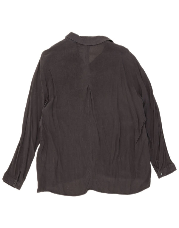 Camicetta con maniche a 3/4 da donna Zara UK 14 Grigio medio