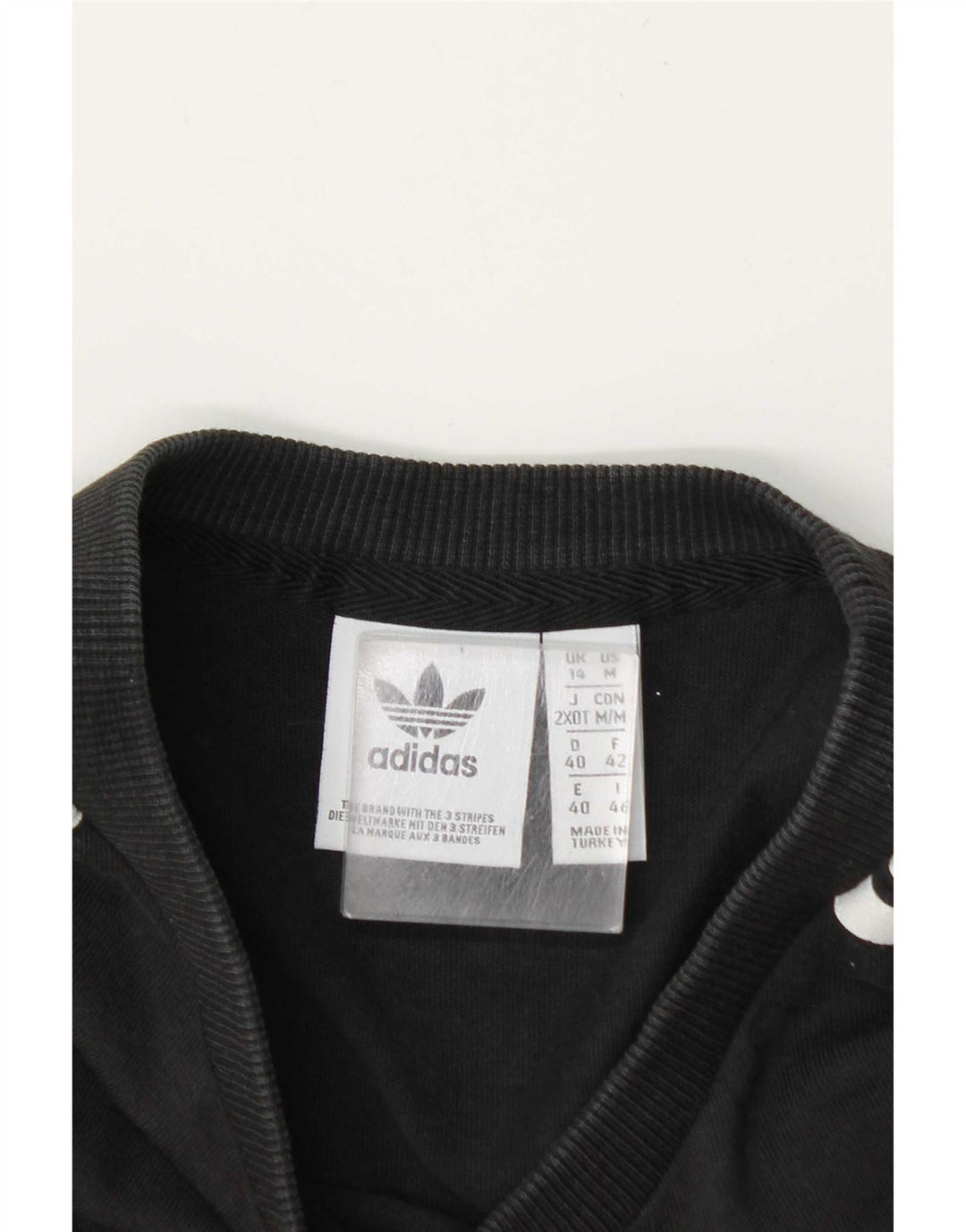 Abito t-shirt da donna Adidas UK 14 medio nero