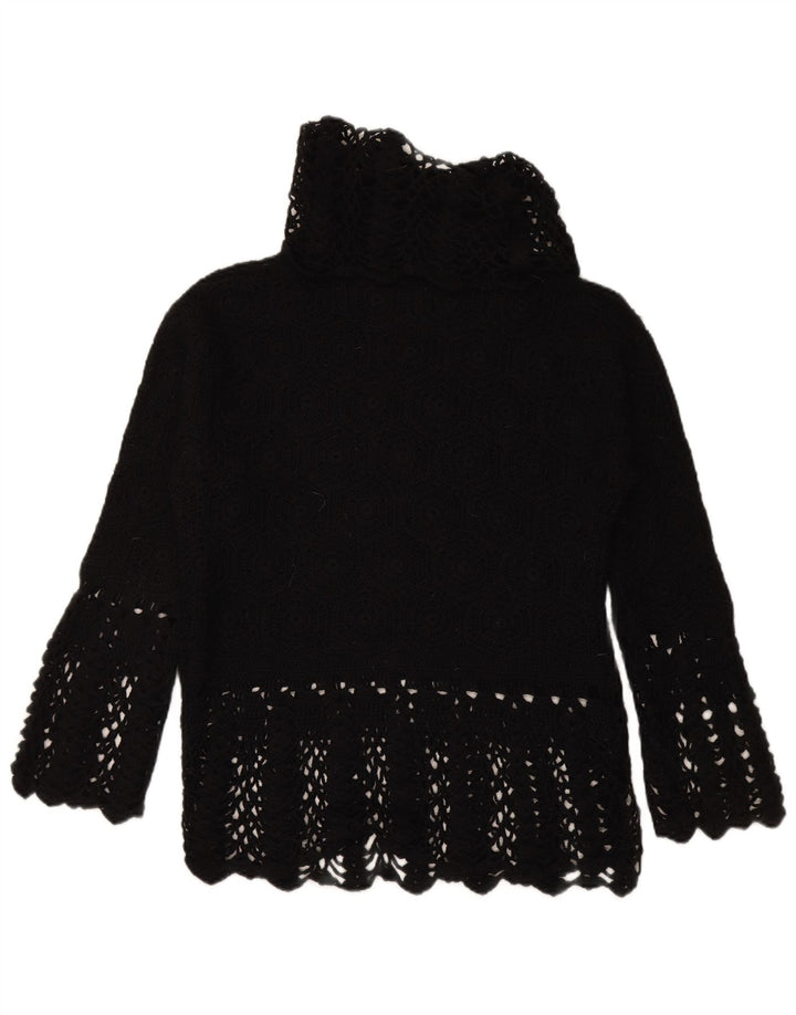 OVIESSE Womens Roll Neck Jumper Sweater IT 43 Medium Black