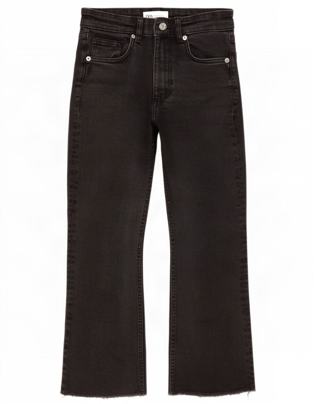 Jeans corti da donna Zara EU 36 XS W26 L23 Neri
