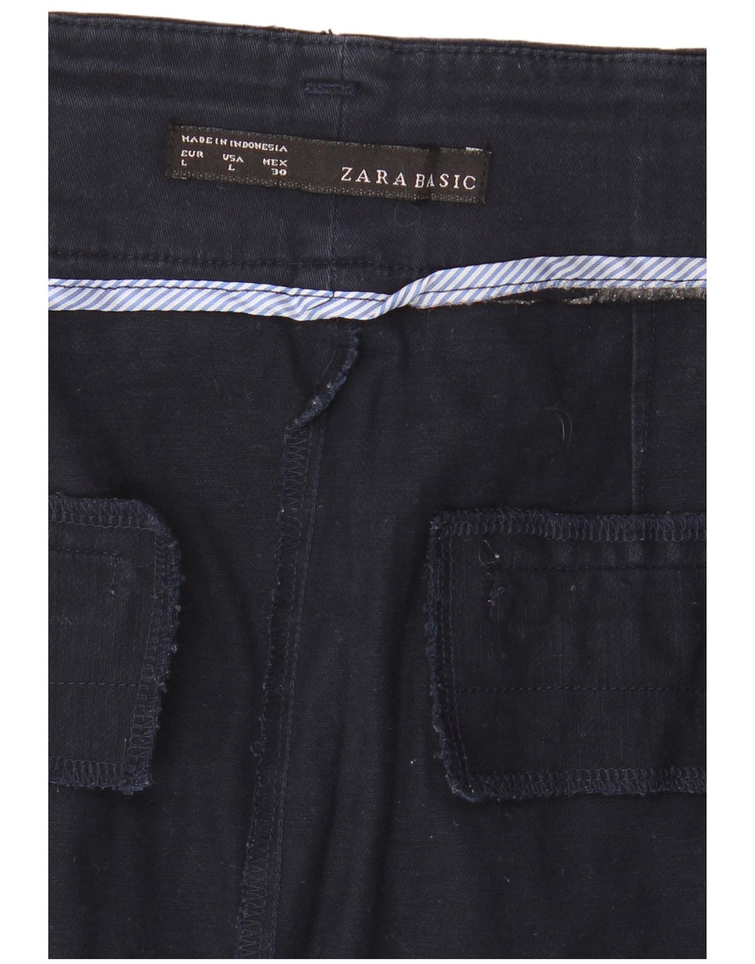 Gonna tubino Zara da donna grande W30 blu navy