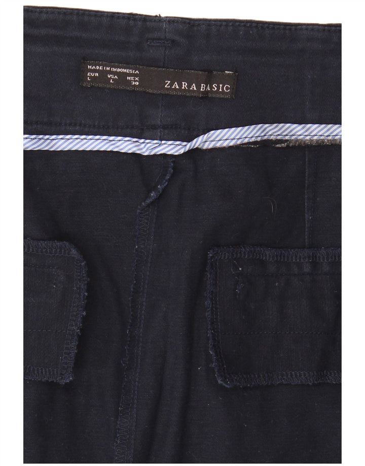 Gonna tubino Zara da donna grande W30 blu navy