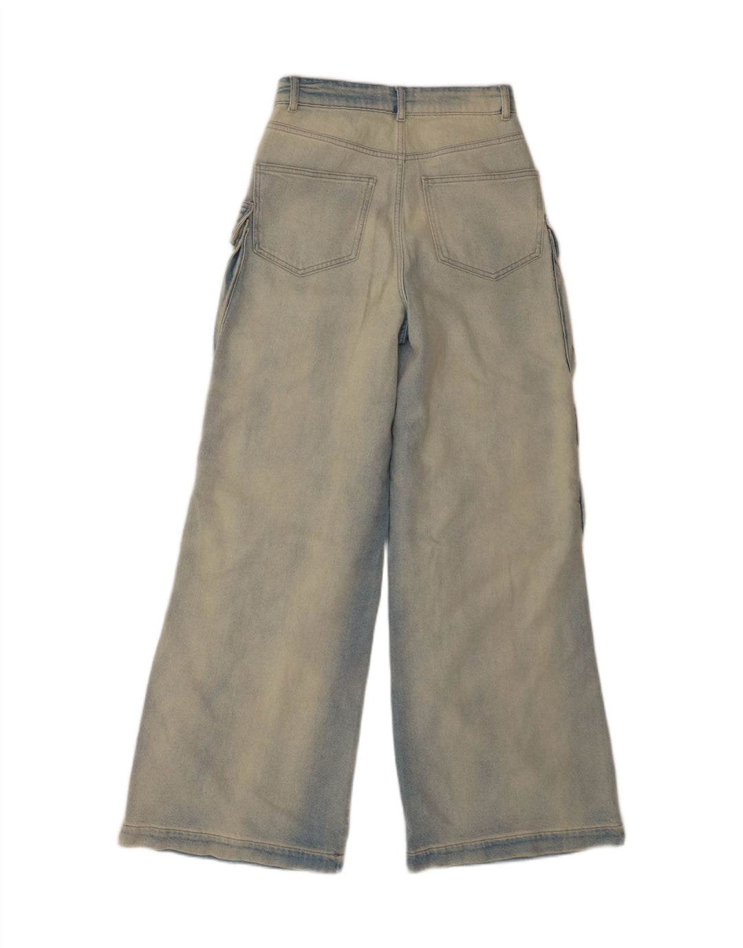 ZARA Womens Cargo Loose Jeans EU 32 2XS W22 L30 Blue Vintage Zara and Second-Hand Zara from Messina Hembry 