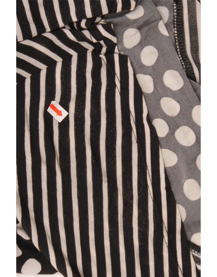 Gonna longuette da donna ROCCOBAROCCO UK 16 Large in viscosa maculata nera