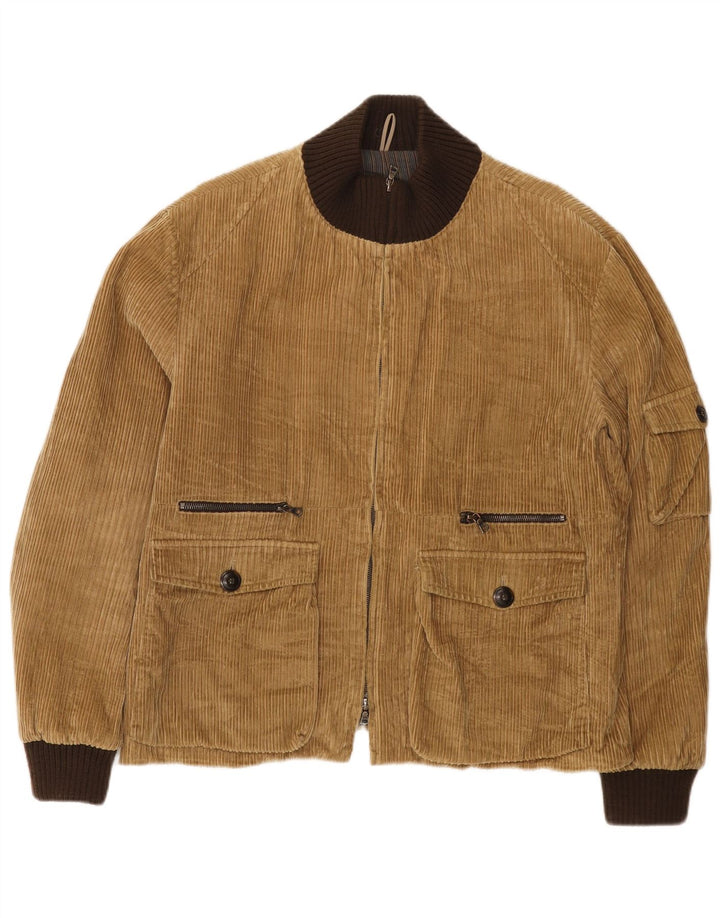 Giacca Uomo Grifoni in Velluto a Coste IT 50 Large Beige