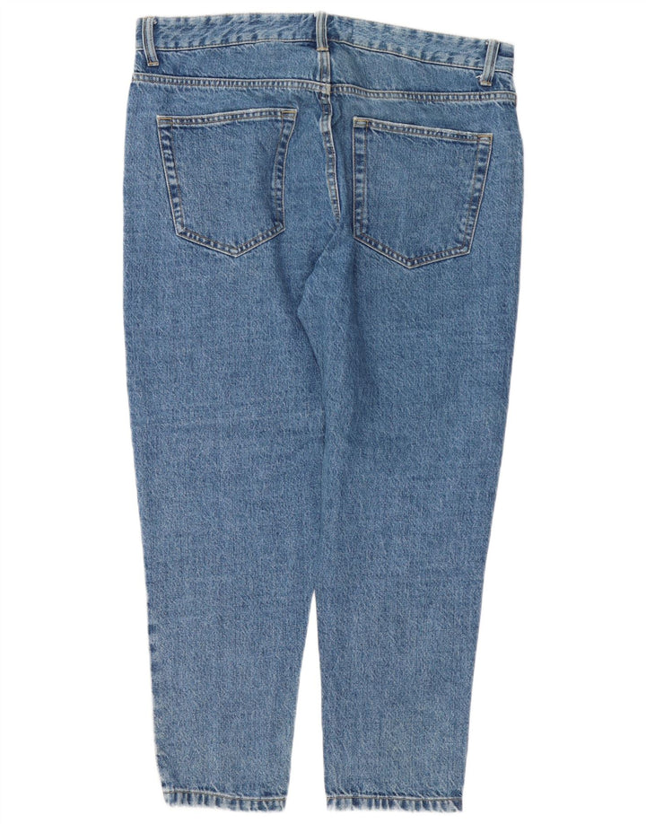 Jeans affusolati da uomo Zara EU 44 Large W34 L27 Blu