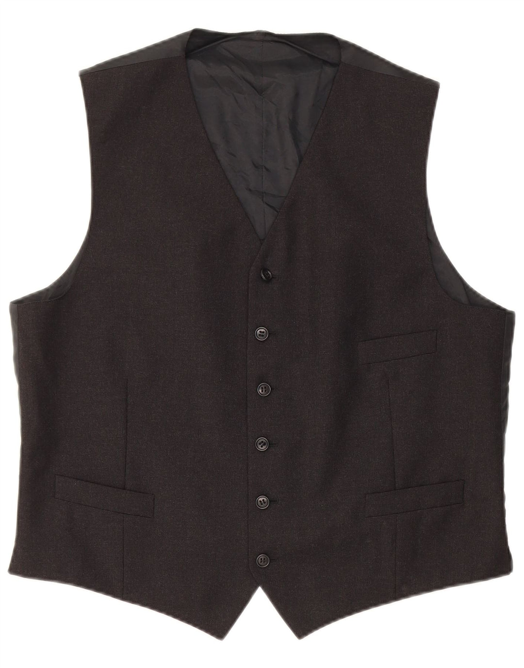 Gilet vintage da uomo medio nero