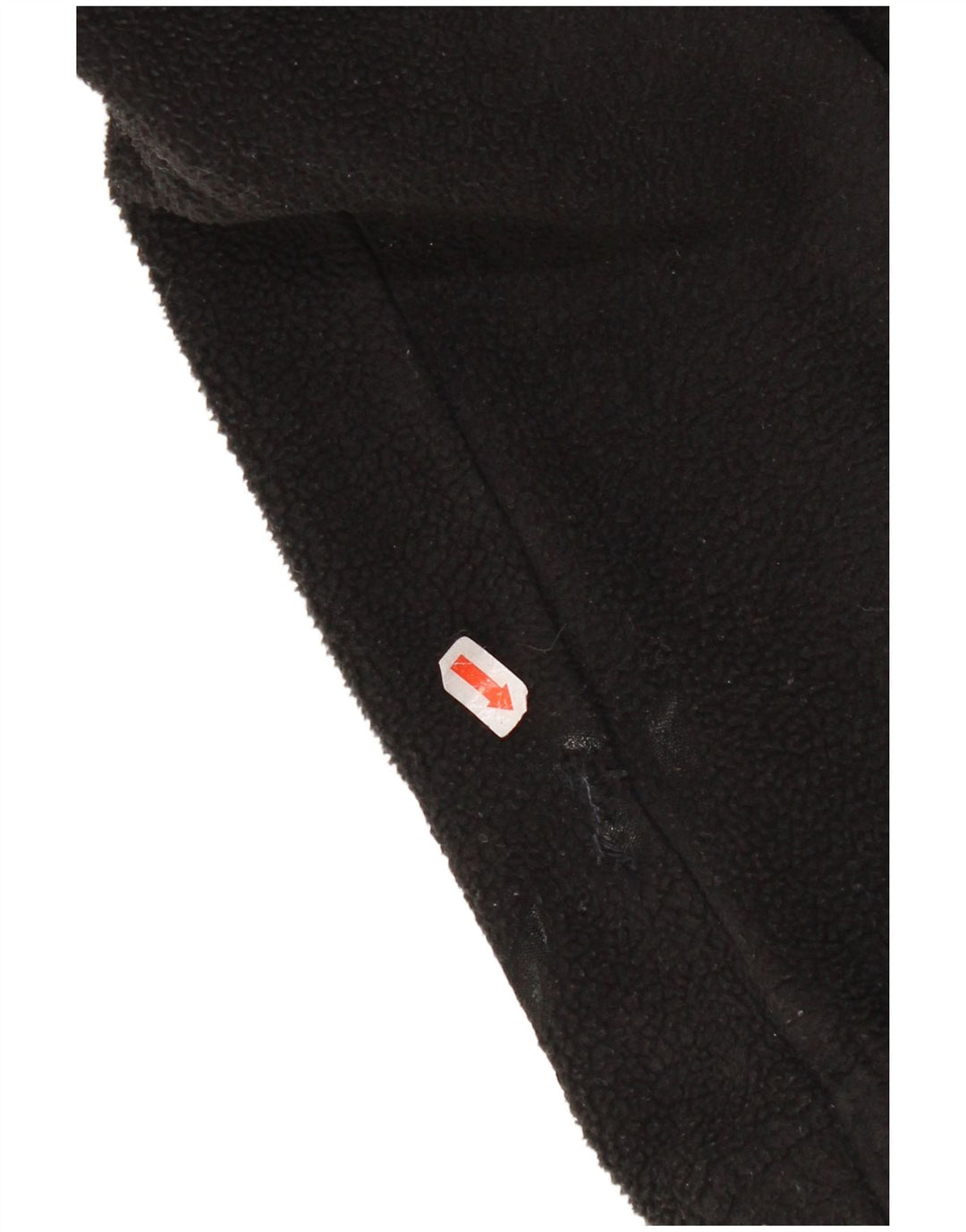 Maglione in pile oversize da donna con zip e collo Adidas UK 12 medio poliestere nero