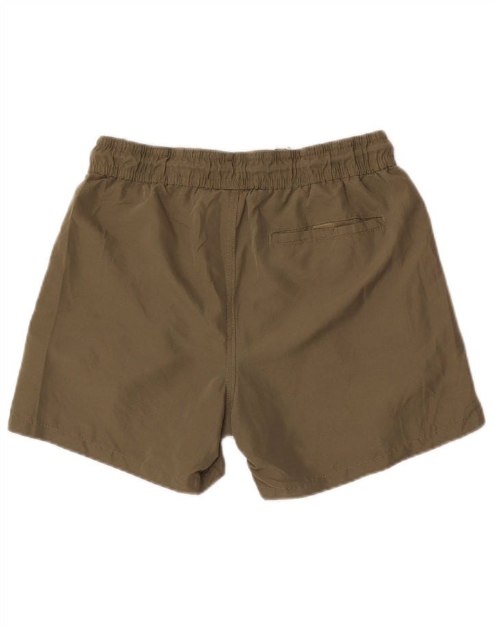 Pantaloncini da bagno da uomo Fila medio poliestere kaki