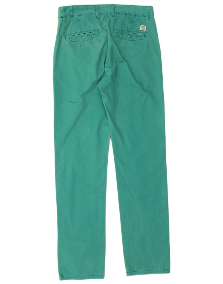 JACK & JONES Pantaloni chino slim da uomo W32 L34 cotone verde