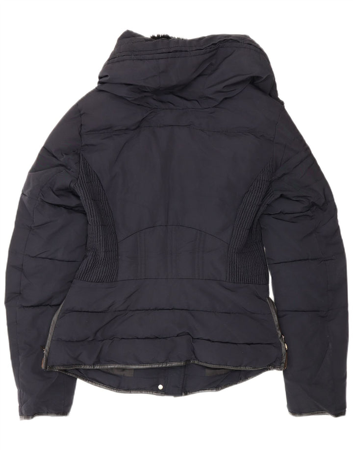 Giacca imbottita da donna Zara UK 6 XS blu navy