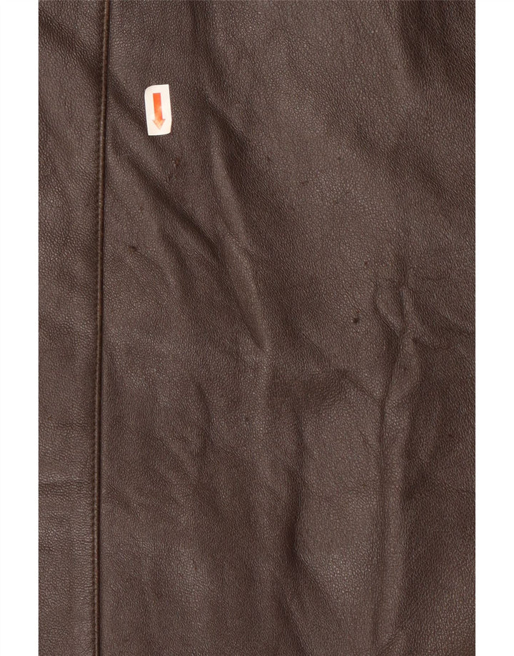 Giacca in pelle da uomo Belfe & Belfe UK 38 Pelle marrone medio