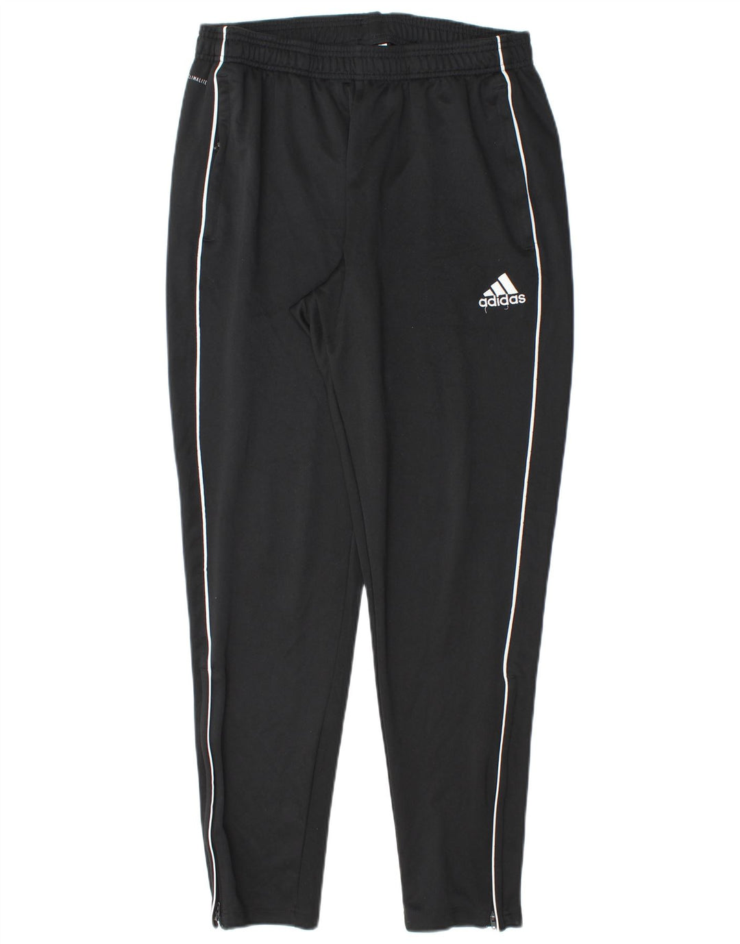 Pantaloni da tuta ADIDAS Climalite da uomo grandi in poliestere nero