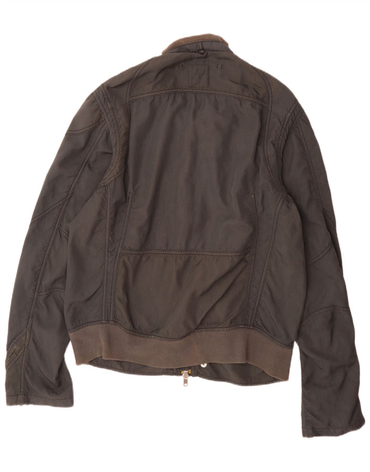 Giacca bomber militare da uomo Diesel UK 44 2XL nylon nero