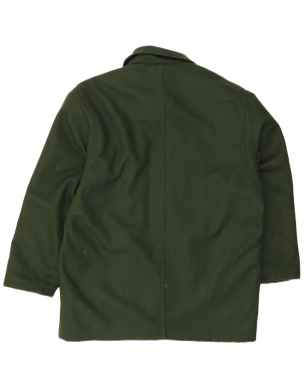 Soprabito da uomo Navigare UK 40 Large Green Wool