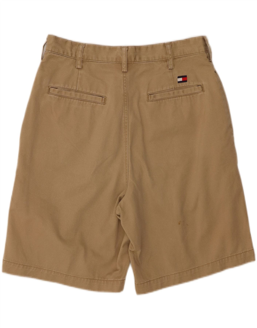 TOMMY HILFIGER Mens Chino Shorts W30 Medium Beige Cotton