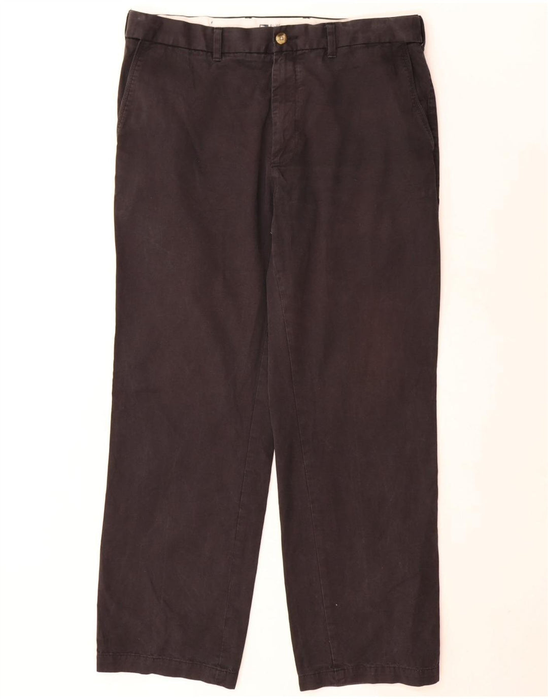 Pantaloni chino dritti Marks & Spencer da uomo blu Harbour W36 L31 neri