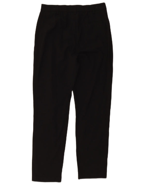 Pantaloni chino slim da donna Marks & Spencer UK 10 piccoli W28 L26 neri