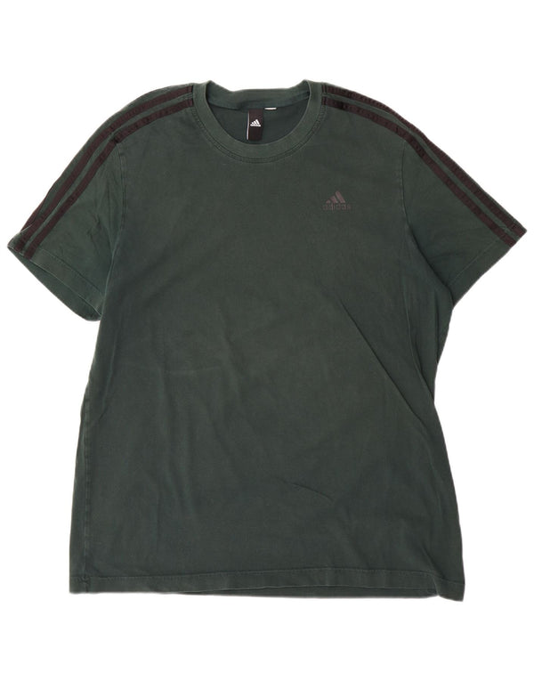T-shirt da uomo Adidas Top grande verde
