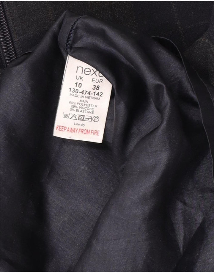 Abito a trapezio regolare senza maniche da donna UK 10 Piccolo scozzese verde