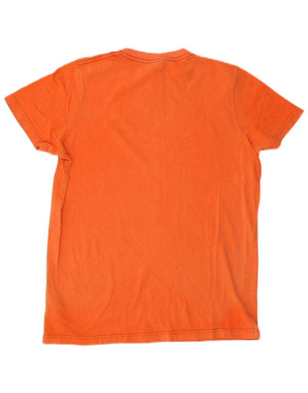 T-shirt grafica da uomo HOLLISTER Top in cotone arancione medio
