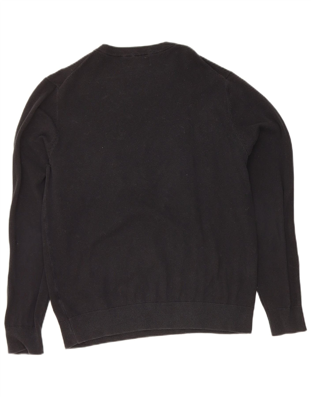 Maglione maglione girocollo con grafica da uomo Zara blu navy medio