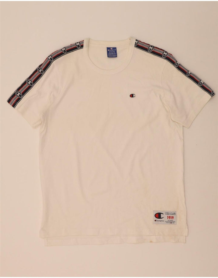 T-shirt grafica da uomo Champion Top color bianco medio