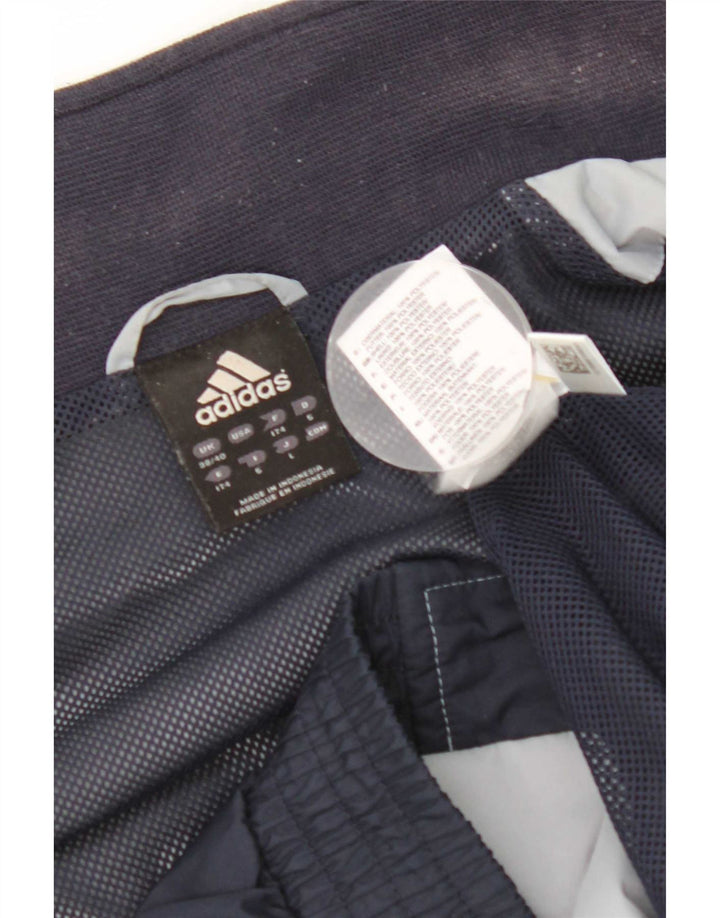 Giacca da tuta da uomo Adidas UK 38/40 Medium Blu Navy Colourblock