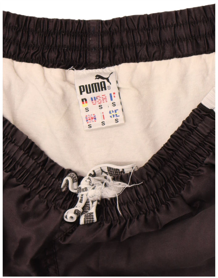Pantaloncini sportivi grafici da uomo Puma Small in nylon color block nero