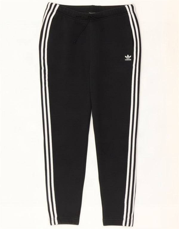 Pantaloni tuta da donna Adidas UK 14 cotone medio nero