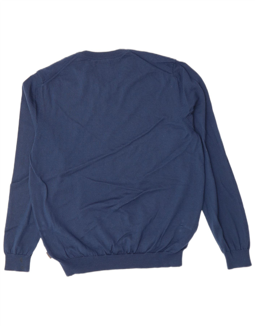Maglione da uomo HUGO BOSS con scollo a V XL in lana blu navy