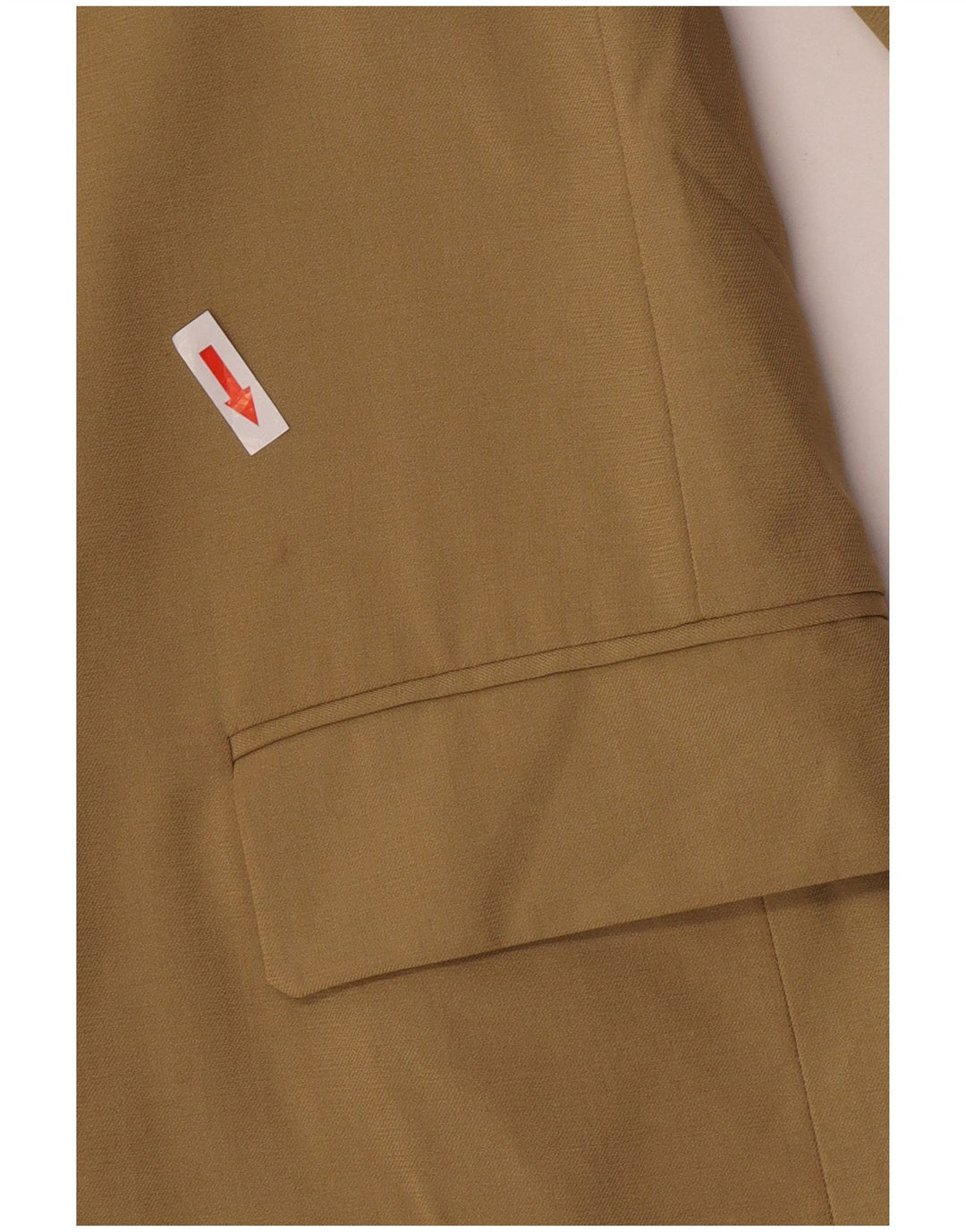 Topshop Giacca blazer doppiopetto da donna UK 12 Poliestere beige medio