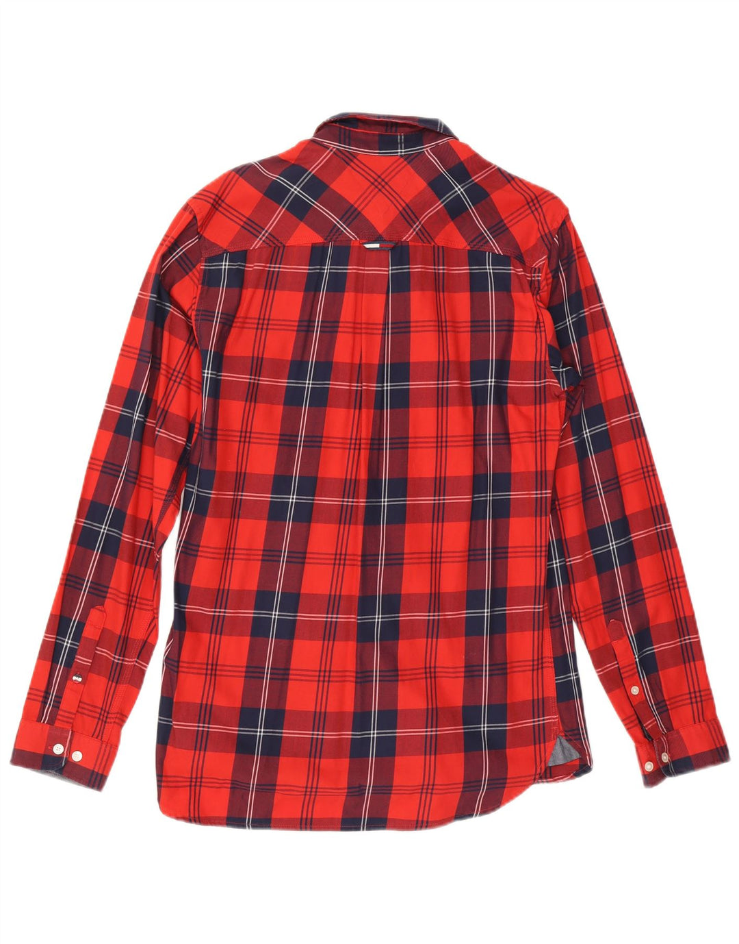Camicia da uomo vestibilità regolare Tommy Hilfiger cotone a quadri rosso medio