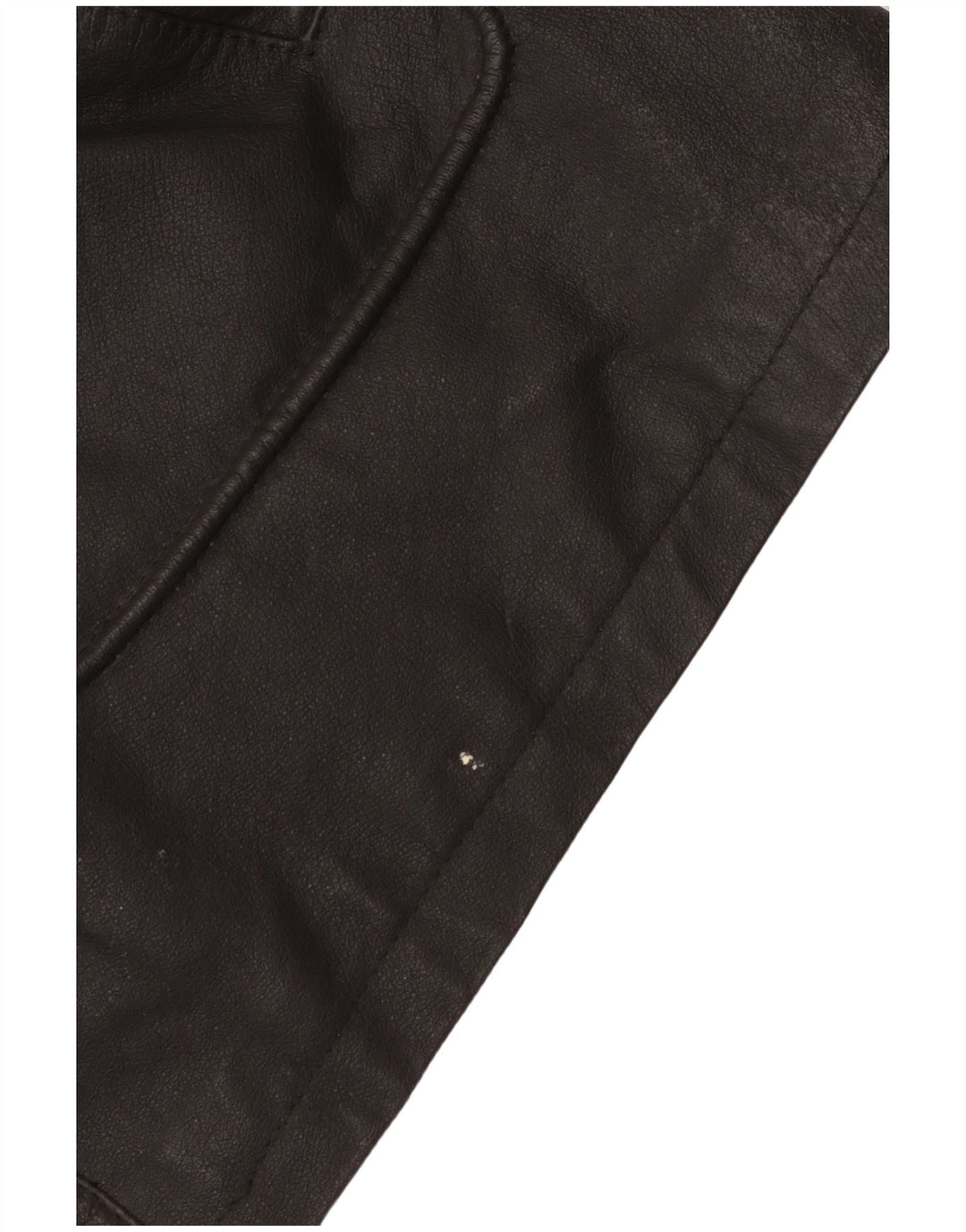 Montgomery da uomo vintage in pelle UK 42 XL in pelle nera