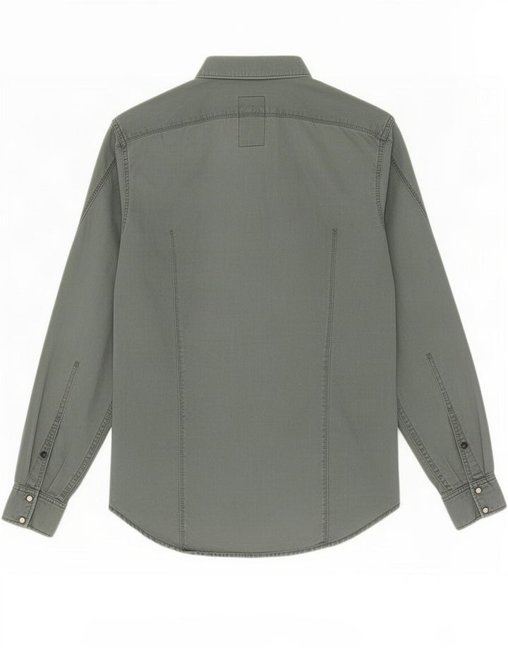Camicia da uomo G-Star in cotone verde medio