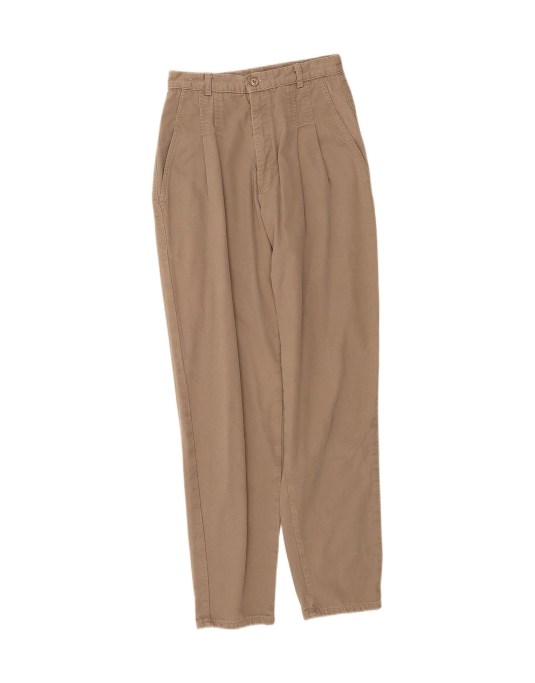 Pantaloni chino con pegging da donna Lee Cooper W32 L32 cotone beige