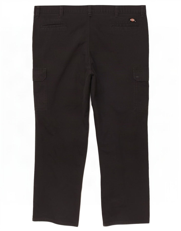 Pantaloni cargo dritti da uomo Dickies W42 L32 poliestere nero