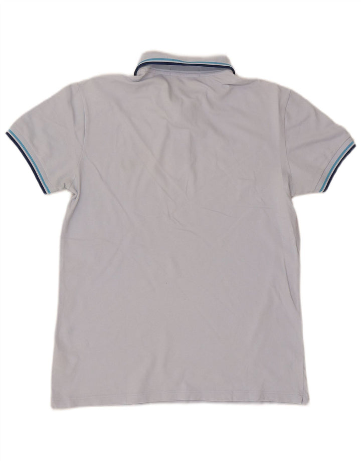 Polo da uomo Fred Perry in cotone a righe blu medio