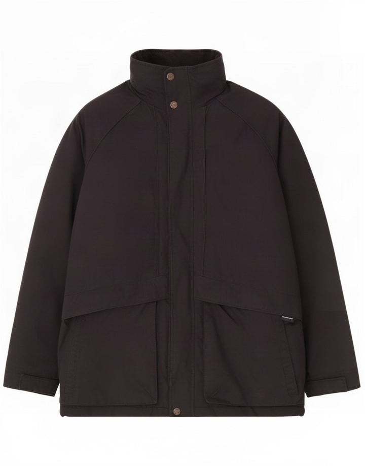 Giacca utilitaria con cappuccio Marks & Spencer da uomo blu Harbour UK 40 grande nera