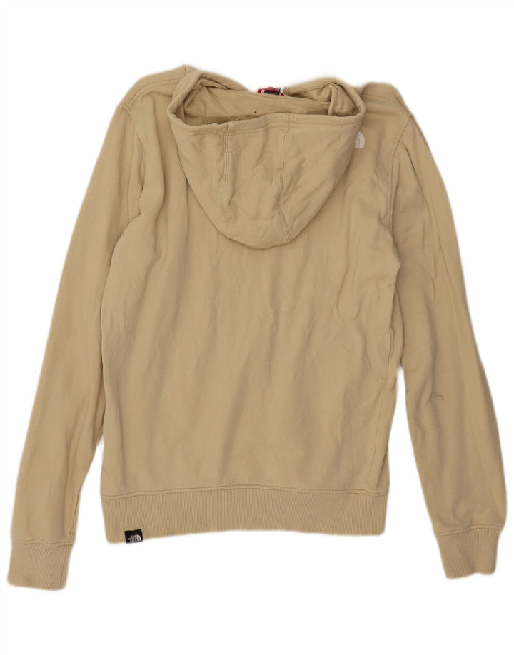 THE NORTH FACE Felpa con cappuccio da uomo piccola in cotone beige