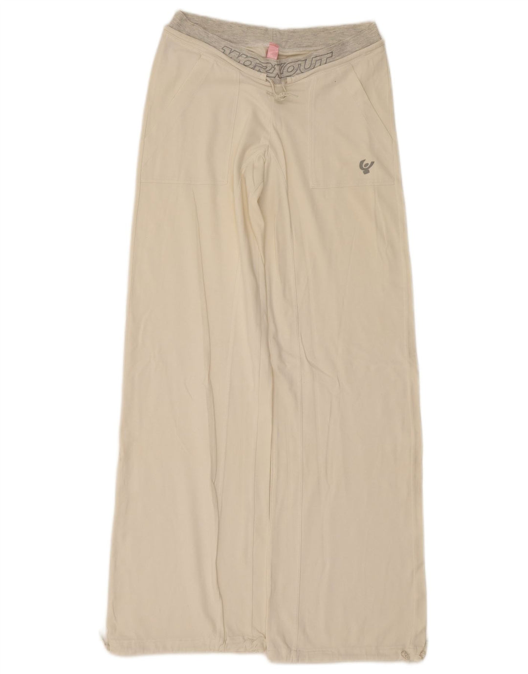 Pantaloni da tuta con grafica da donna Freddy UK 12 Medium White Colourblock