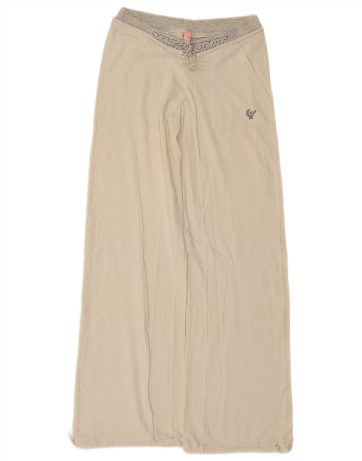 Pantaloni da tuta con grafica da donna Freddy UK 12 Medium White Colourblock