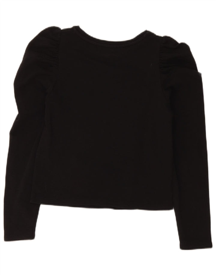 Top corto da donna Zara a maniche lunghe UK 8 piccolo nero