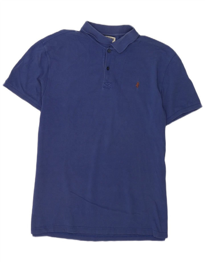 Polo da uomo Marlboro Classics 2XL in cotone blu