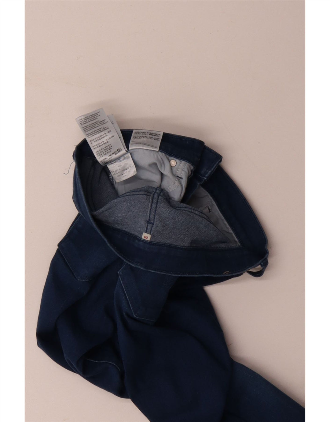 Jeans skinny da donna LEVI'S W28 L26 cotone blu