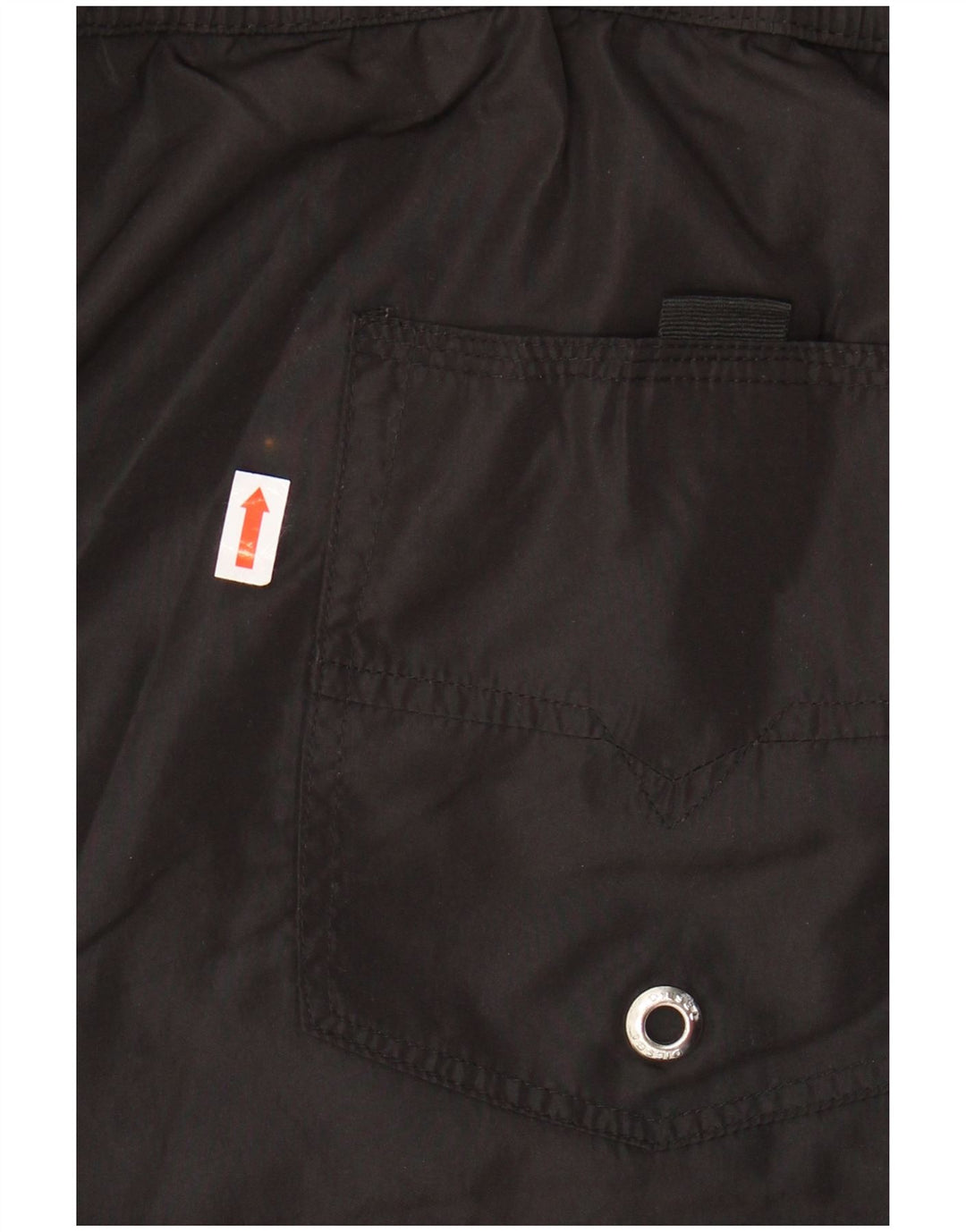 DIESEL Pantaloncini da bagno grafici da uomo EU 50 Large Nero Poliestere