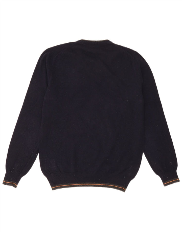 Refrigiwear Maglione da uomo Sixty spa girocollo maglione medio lana blu navy