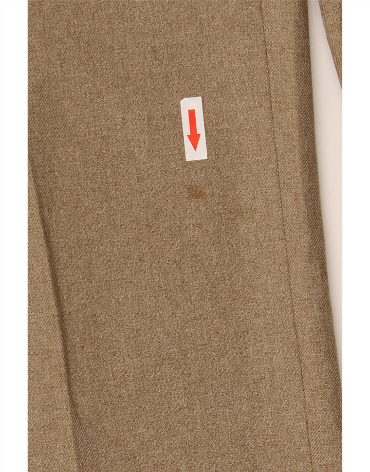 Pantaloni chino dritti da uomo Marks & Spencer W32 L31 Poliestere beige