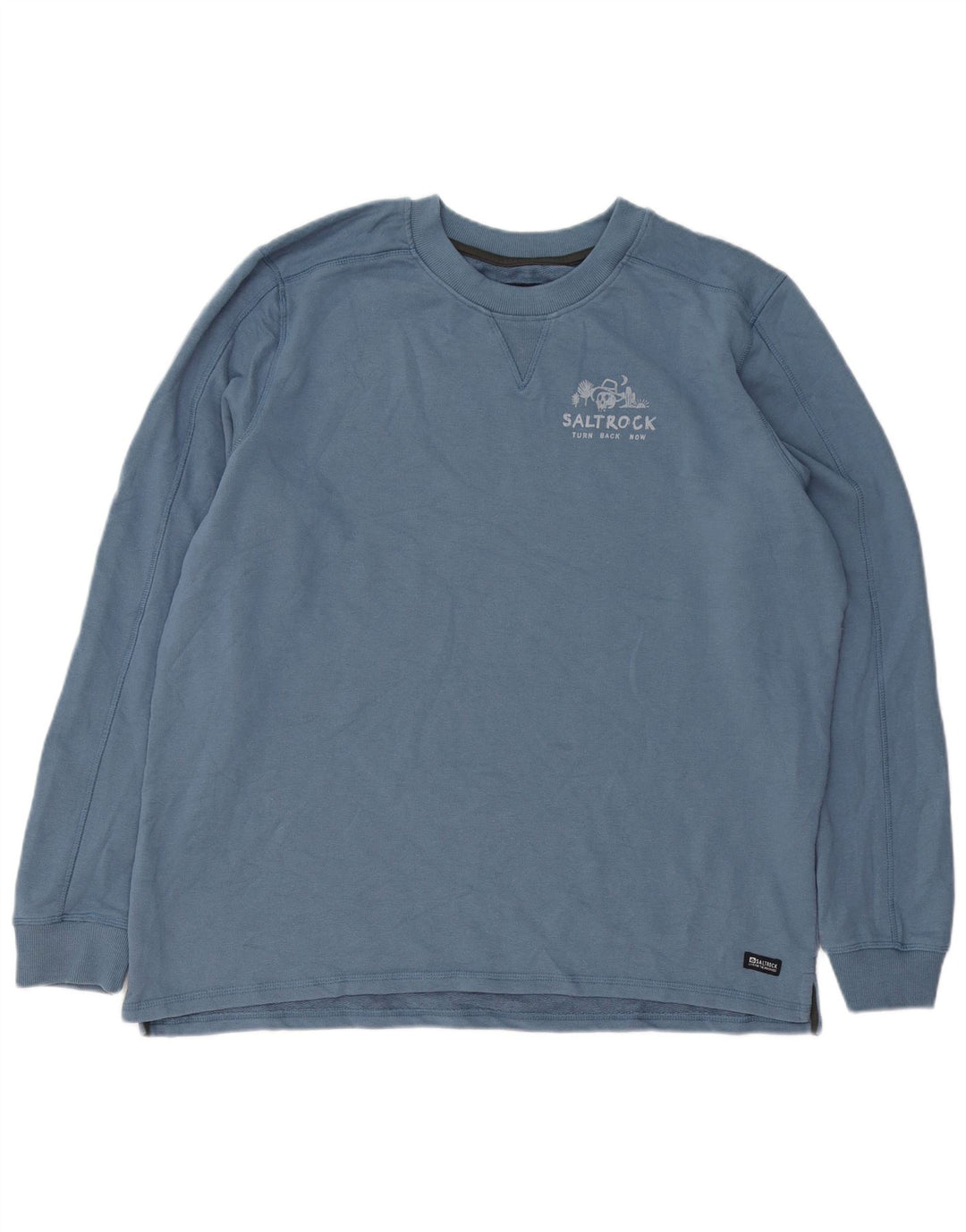 Felpa grafica da uomo Saltrock Maglione 2XL Cotone blu