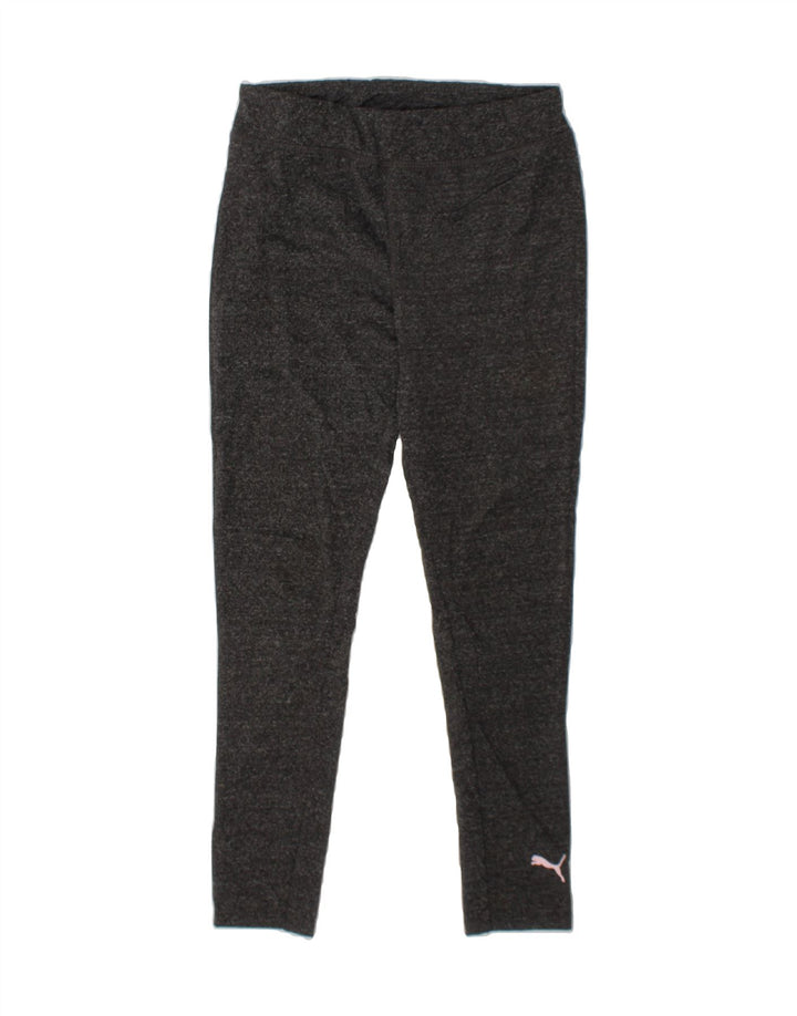 PUMA Girls Leggings 5-6 Years  Grey Polyester Vintage Puma and Second-Hand Puma from Messina Hembry 